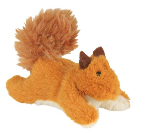 Trixie - Ardilla de peluche con hierba gatera 9 cm - TRIXIE