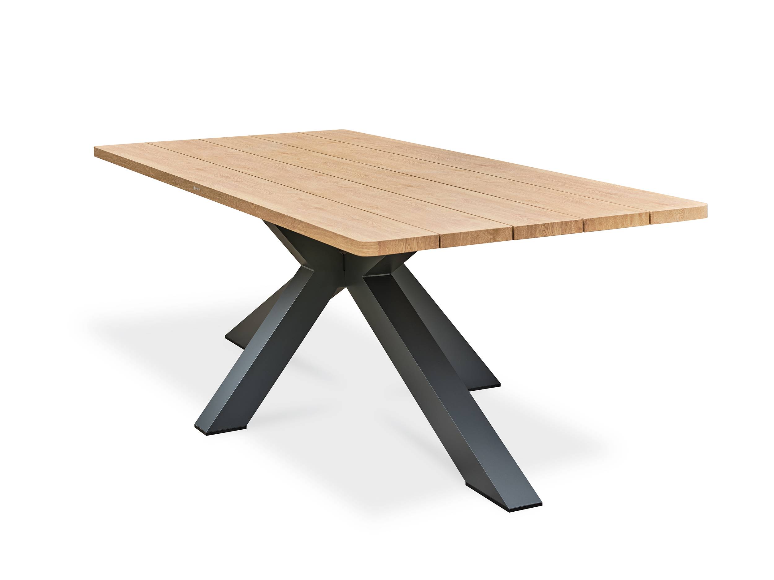 Table de jardin KELIA - GRIS ANTHRACITE - REMARQUABLE - Image 1