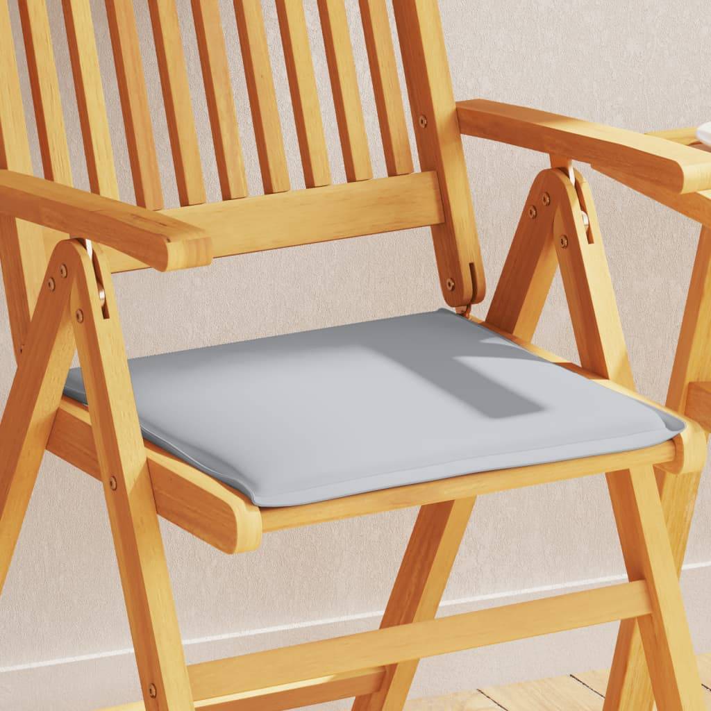 PANGIVO - Lot de 2 coussins de siège de jardin polyester gris clair 45 x 45 x 2 cm - PANGIVO - Image 1