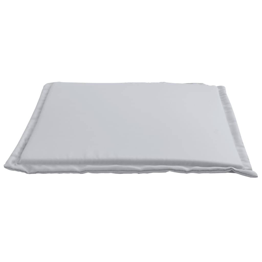 PANGIVO - Lot de 2 coussins de siège de jardin polyester gris clair 45 x 45 x 2 cm - PANGIVO - Image 5