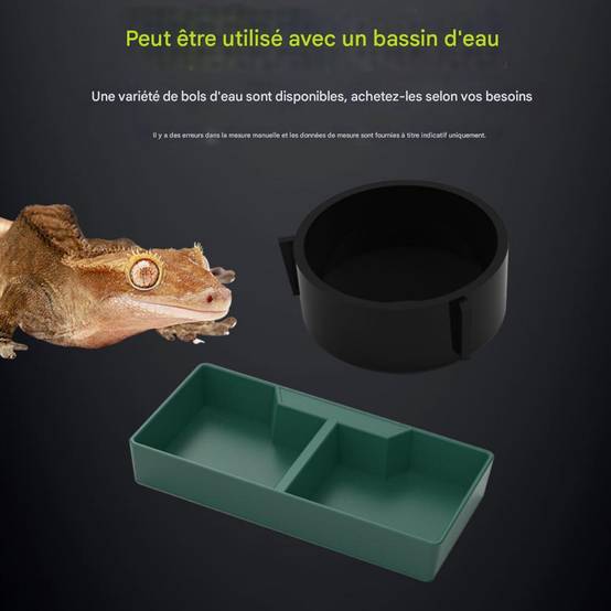Boîte d'élevage en plastique pour reptiles - Double porte magnétique - MCBOSON - Image 9