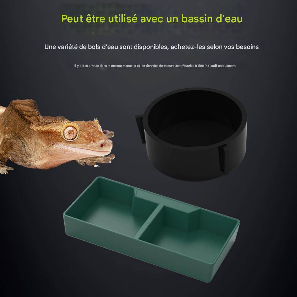 Boîte d'élevage en plastique pour reptiles - Double porte magnétique - MCBOSON - Imagen 9