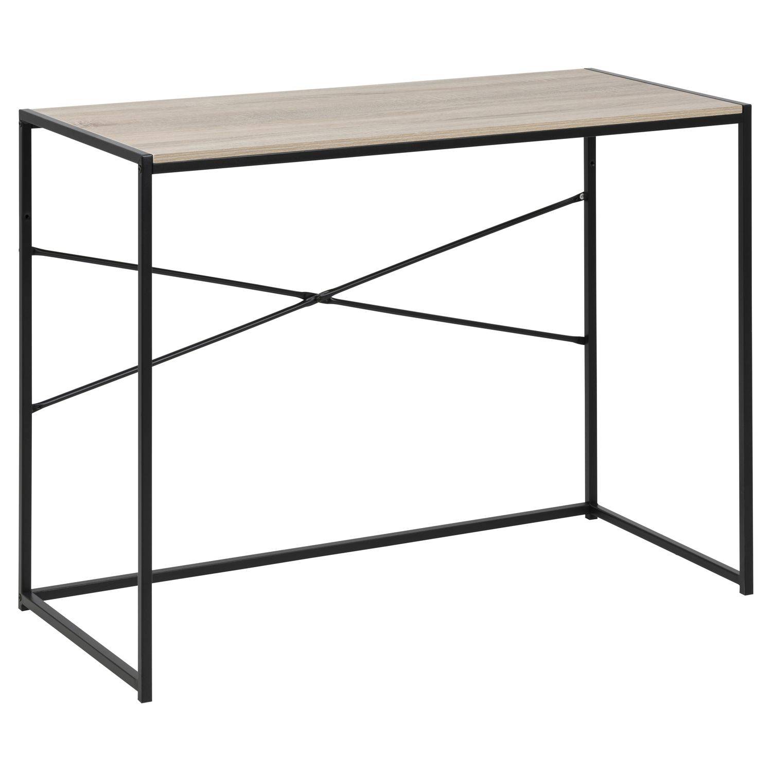 Sans Marque - Bureau Sireine en MDF et métal - Toilinux - Image 1