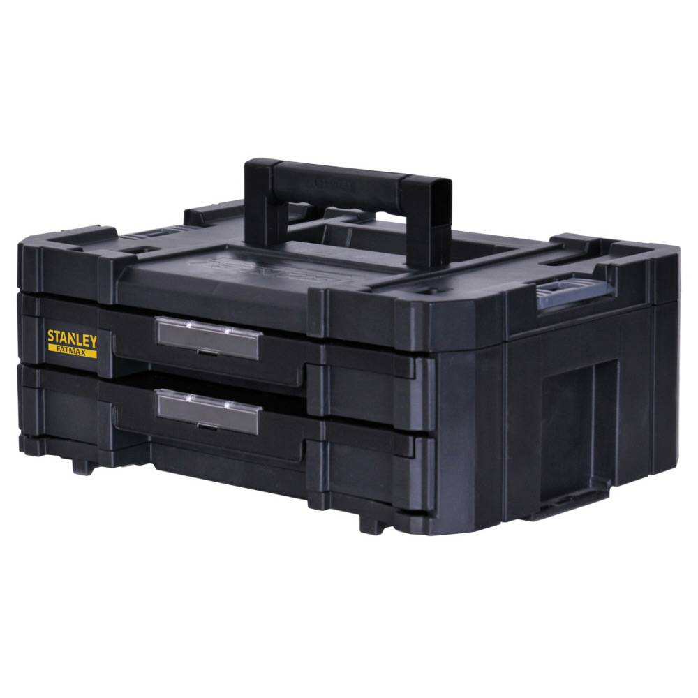 stanley - Mallette 2 Tiroirs - 44 x 33 x 17,6 cm - 7,5 kg - PRO-STACK FATMAX - STANLEY, FMST1-71969
