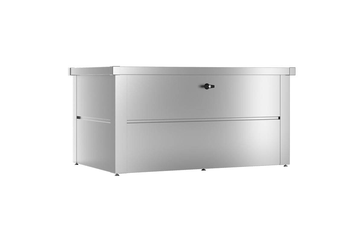 Guardi - Coffre de jardin - taille S - Argent métallisé - 135x65x69 - acier Guardi - Imagen 1