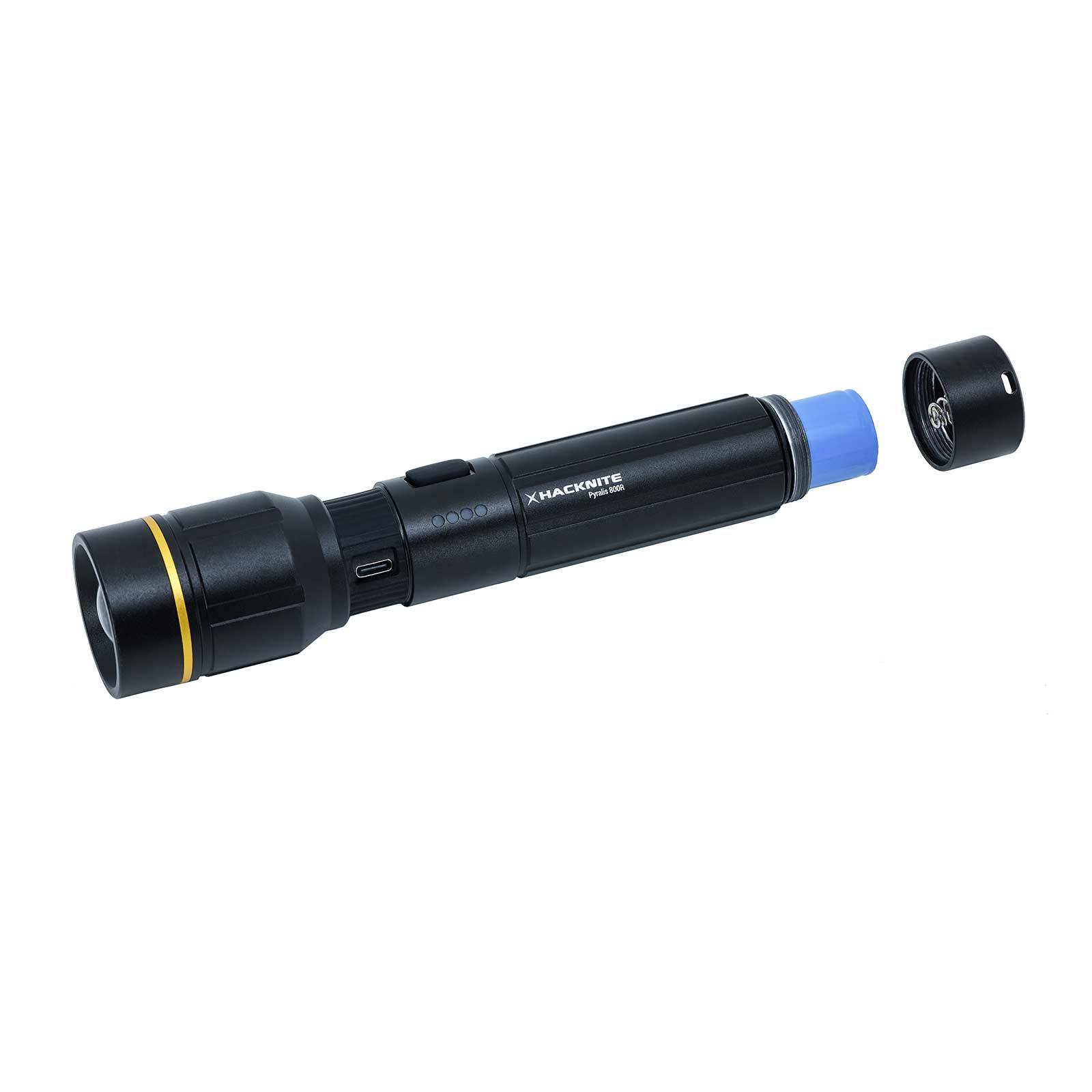 Lampe de Poche LED Rechargeable PYRALIS 800R - 800 lumens HACKNITE - Image 4