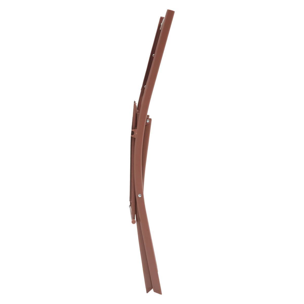 Hesperide - Lot de 4 chaises de jardin Modula pliables acajou Hespéride - Image 5