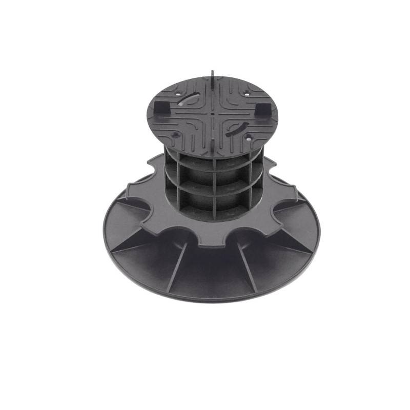 Jardinex - Plot terrasse dalle réglable 14 - 17 cm - Noir - Jardinex - Imagen 1