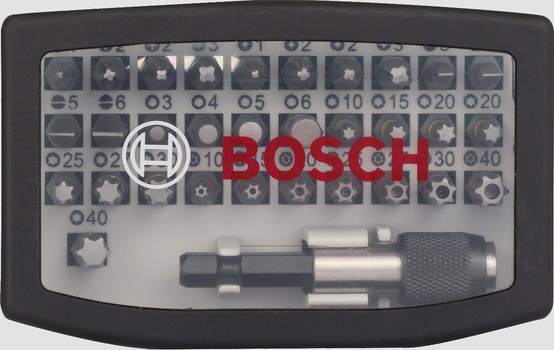 Bosch - Coffret BOSCH 32 pieces - Embouts de vissage + porte embouts 1/4' - 2607017319 - Image 2