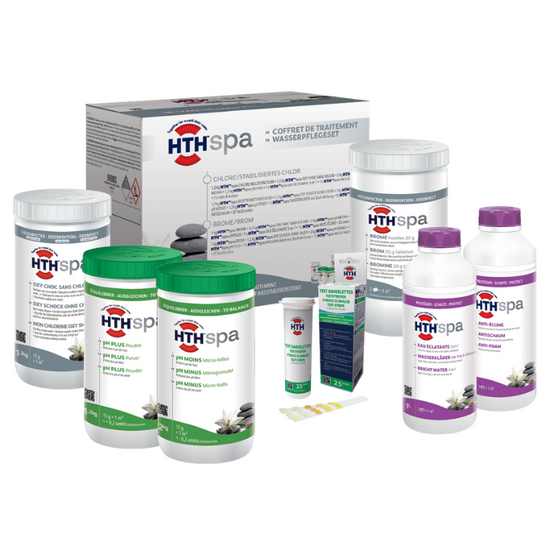 Kit complet de traitement au brome hth Spa - 5,4 kg + 2 l - Imagen 2