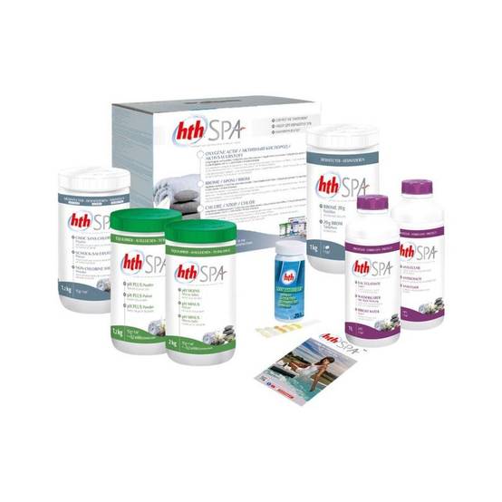 Kit complet de traitement au brome hth Spa - 5,4 kg + 2 l - Imagen 1