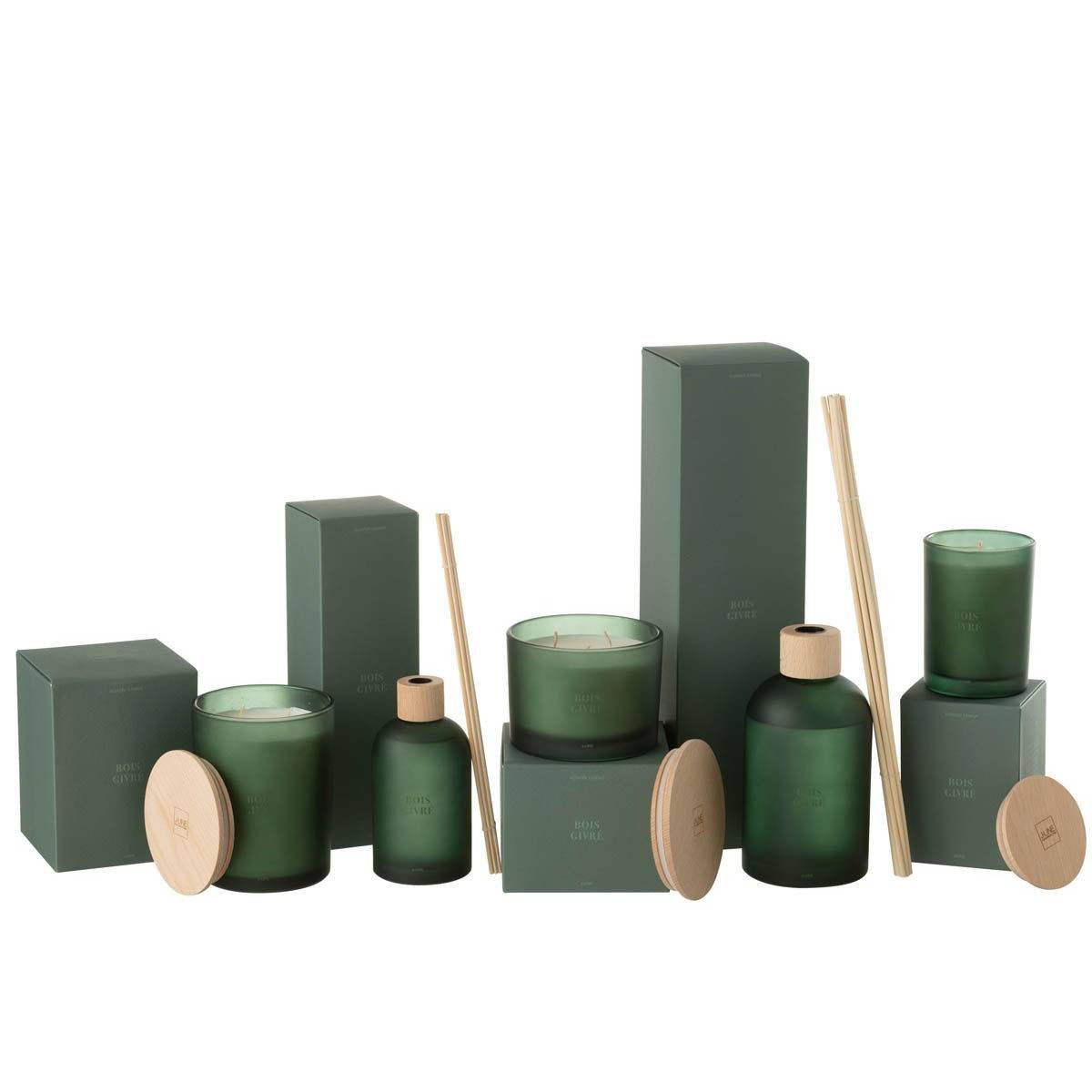 Bougie Parfumée "Accords Essentiels" 12cm Bois Givré - Imagen 4