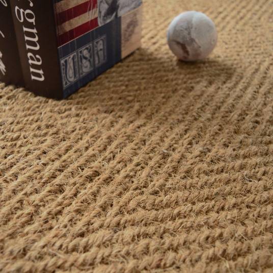 Decoweb - Tapis Coco - Paravan chevron - Ganse coton anthracite - 80 x 150 cm - Decoweb - Image 5