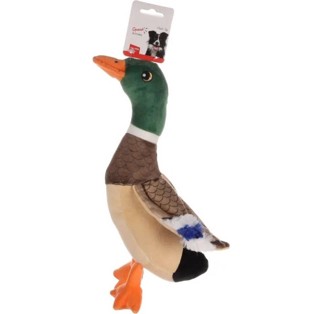 Flamingo - Peluche canard Paloma brun 33 cm, pour chien - Imagen 3