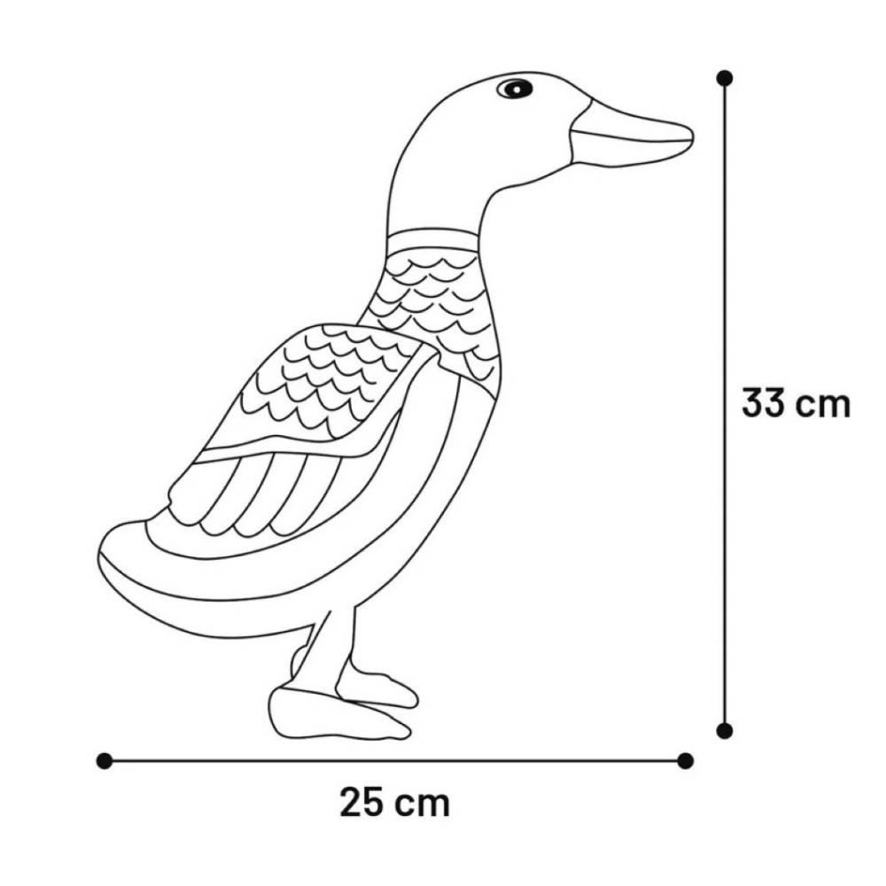Flamingo - Peluche canard Paloma brun 33 cm, pour chien - Imagen 2