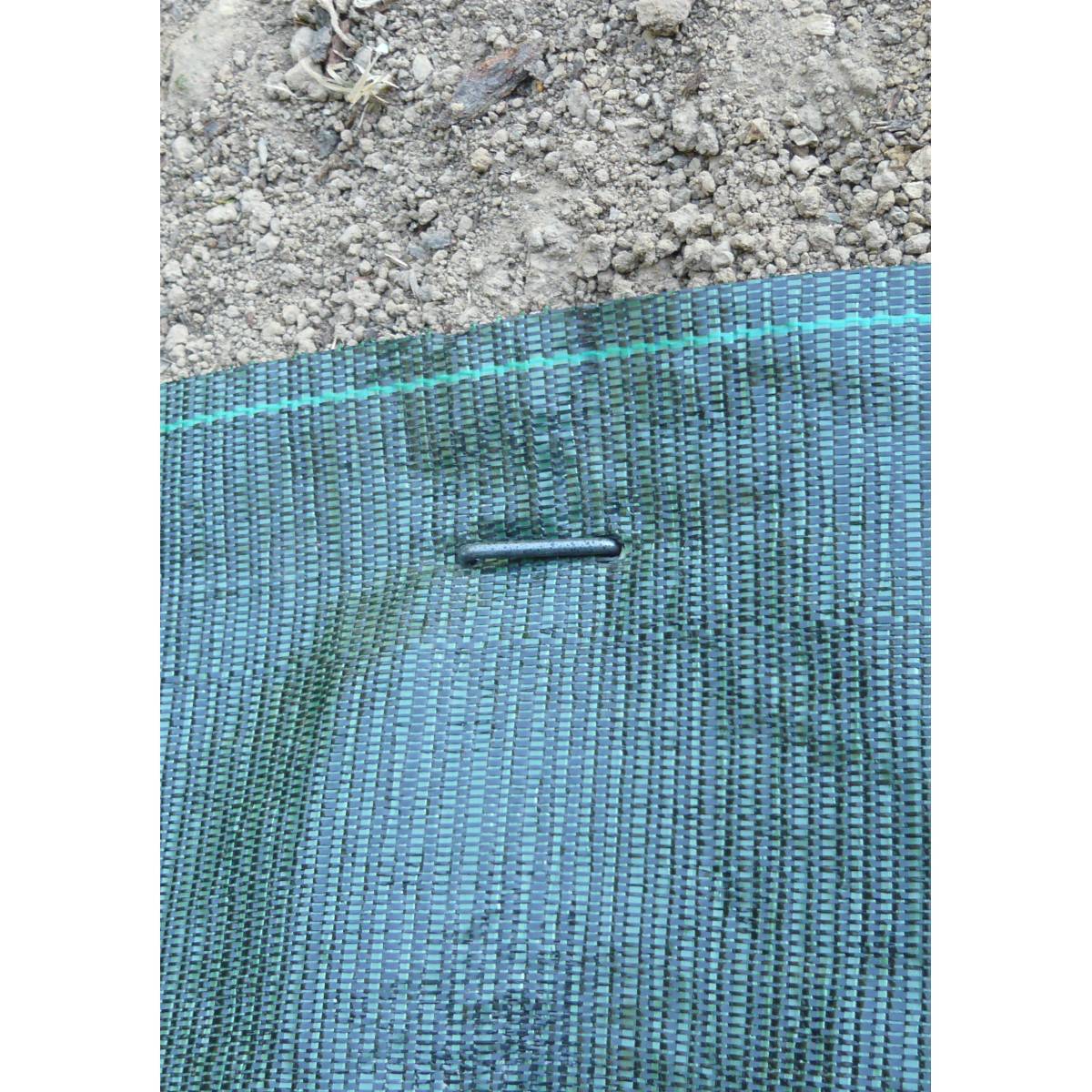 Multitanks - Agrafes métalliques 17cm x 3.5cm pour films paillage - Imagen 3