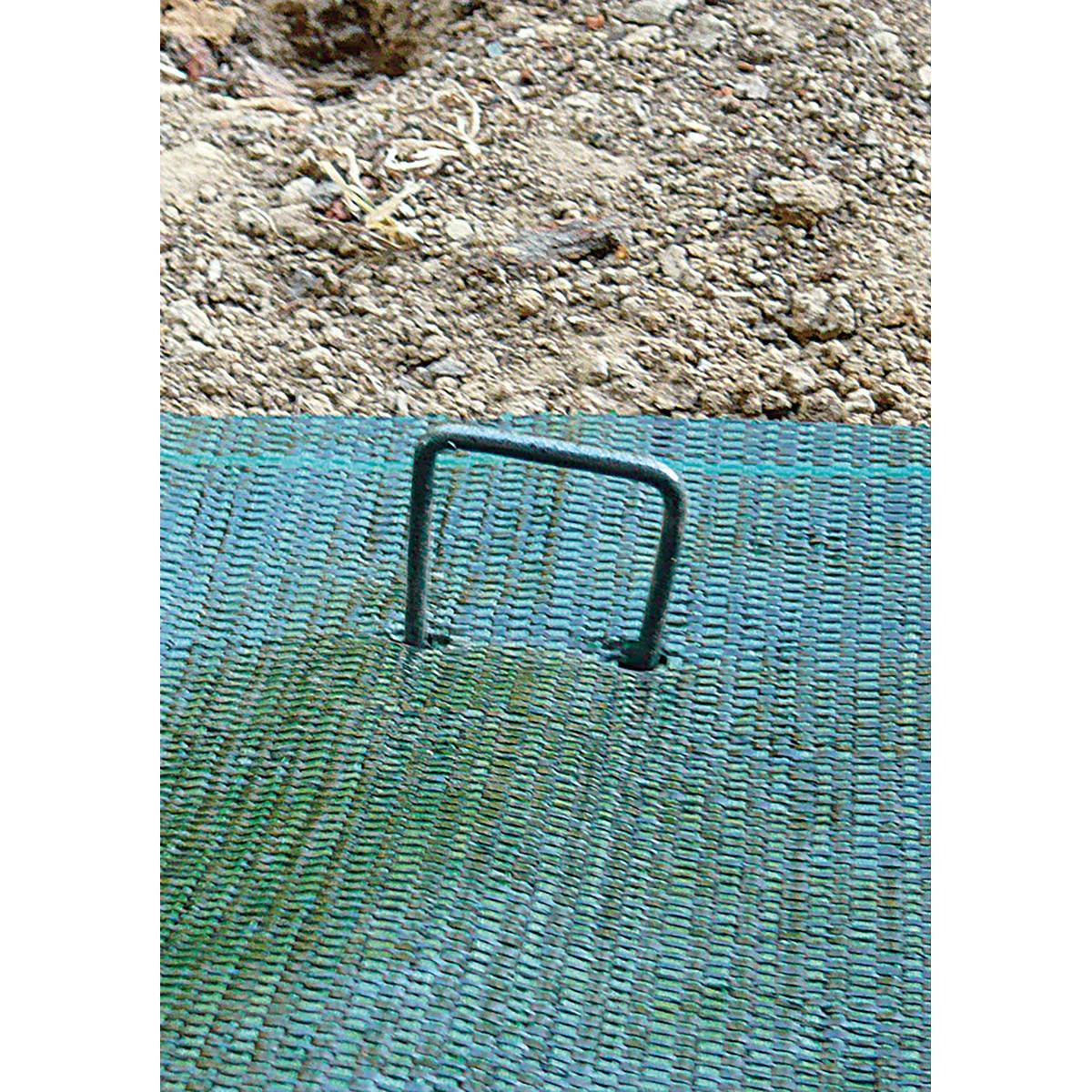 Multitanks - Agrafes métalliques 17cm x 3.5cm pour films paillage - Imagen 2