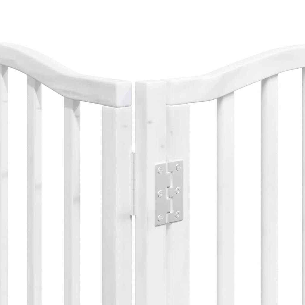 Barrière pour chien bois blanc 750 x 30 x 90 cm - PANGIVO - Image 10