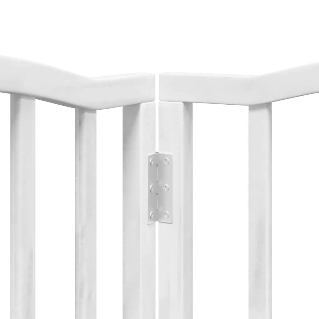 Barrière pour chien bois blanc 750 x 30 x 90 cm - PANGIVO - Image 9