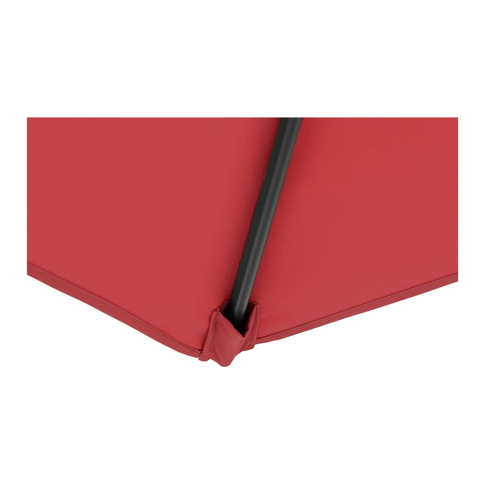 Helloshop26 - Parasol déporté rond diamètre 300 cm inclinable bordeaux - Imagen 7