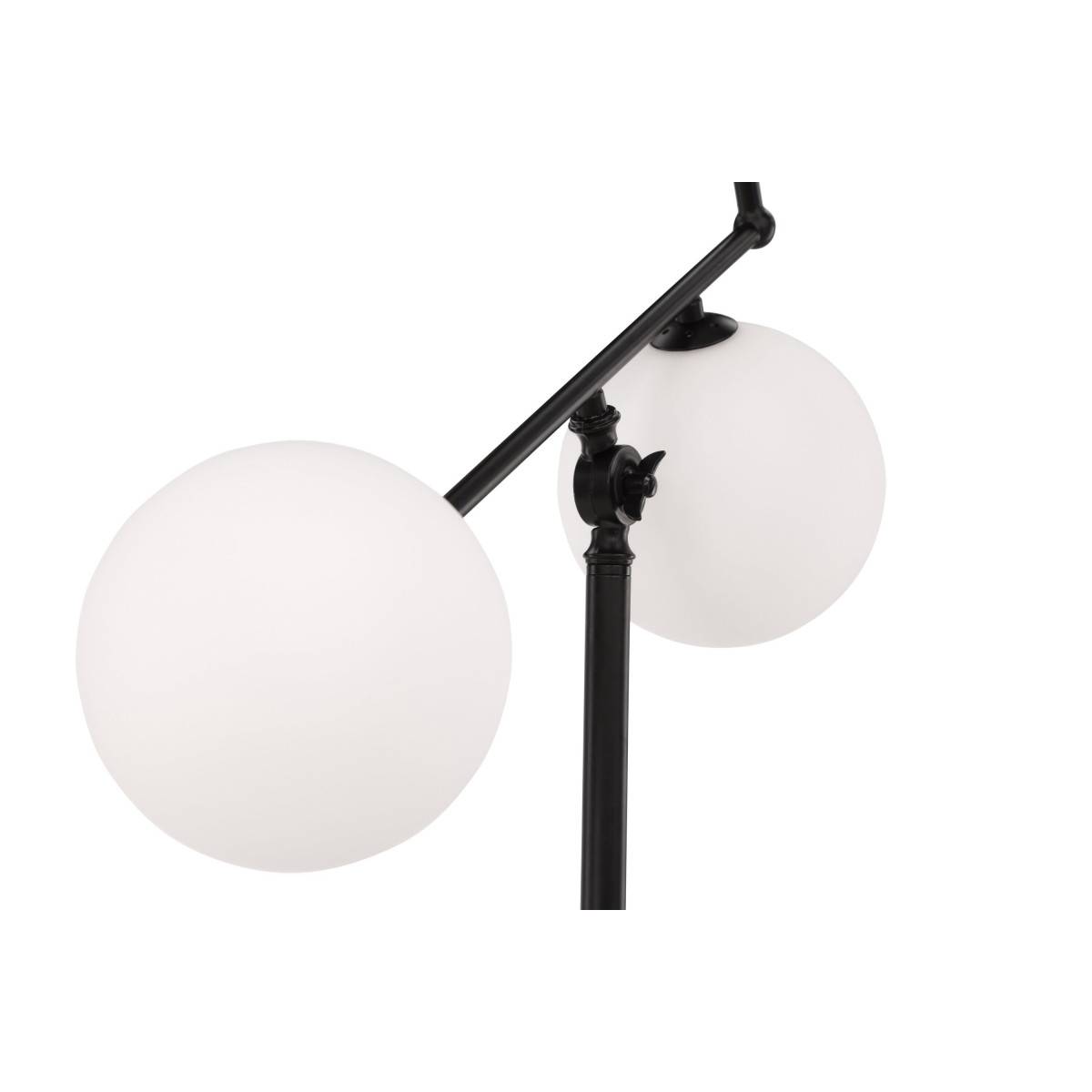 Paris Prix - Lampadaire Design "Marsan" 160 cm Noir - Image 4