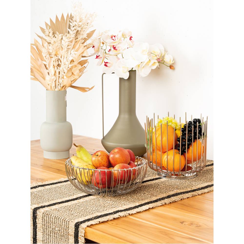 Aubry Gaspard - Coupe de fruits design Wire Wire argenté - Imagen 3