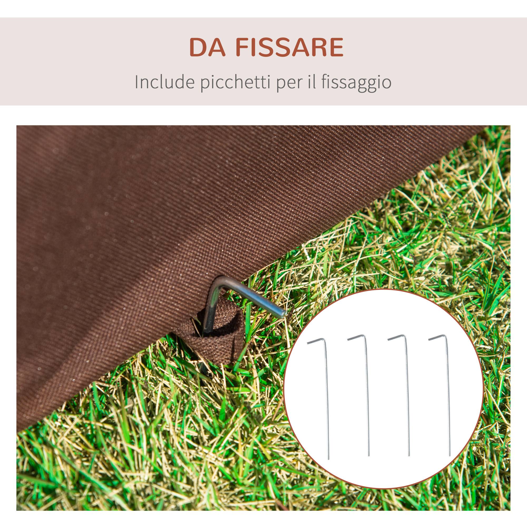Sac de transport pliable pour chien chat acier Oxford avec tapis amovible café 61cm - ComfortXL Outdoor Living - Image 6