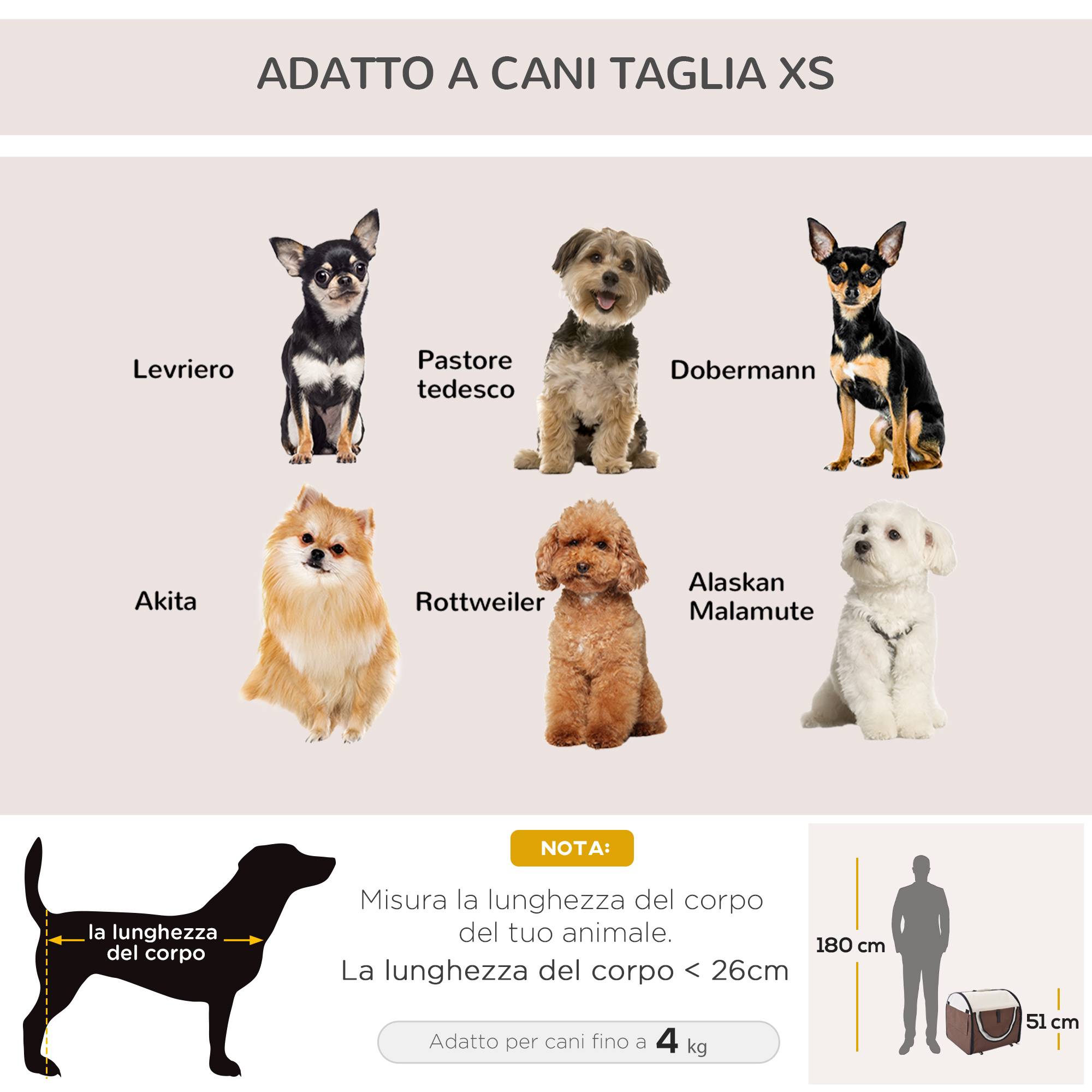 Sac de transport pliable pour chien chat acier Oxford avec tapis amovible café 61cm - ComfortXL Outdoor Living - Image 10