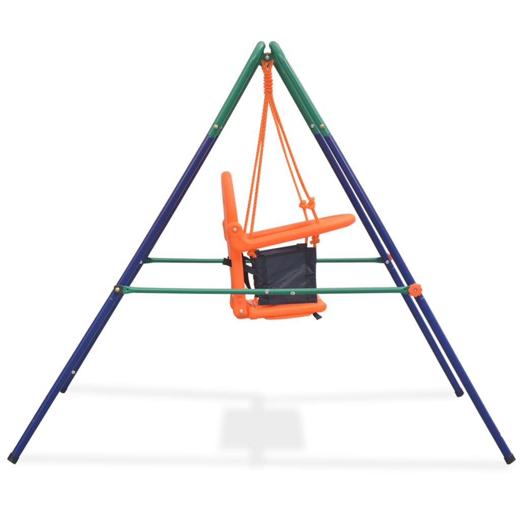 Helloshop26 - Balançoire pour enfants avec harnais de sécurité orange - Imagen 3