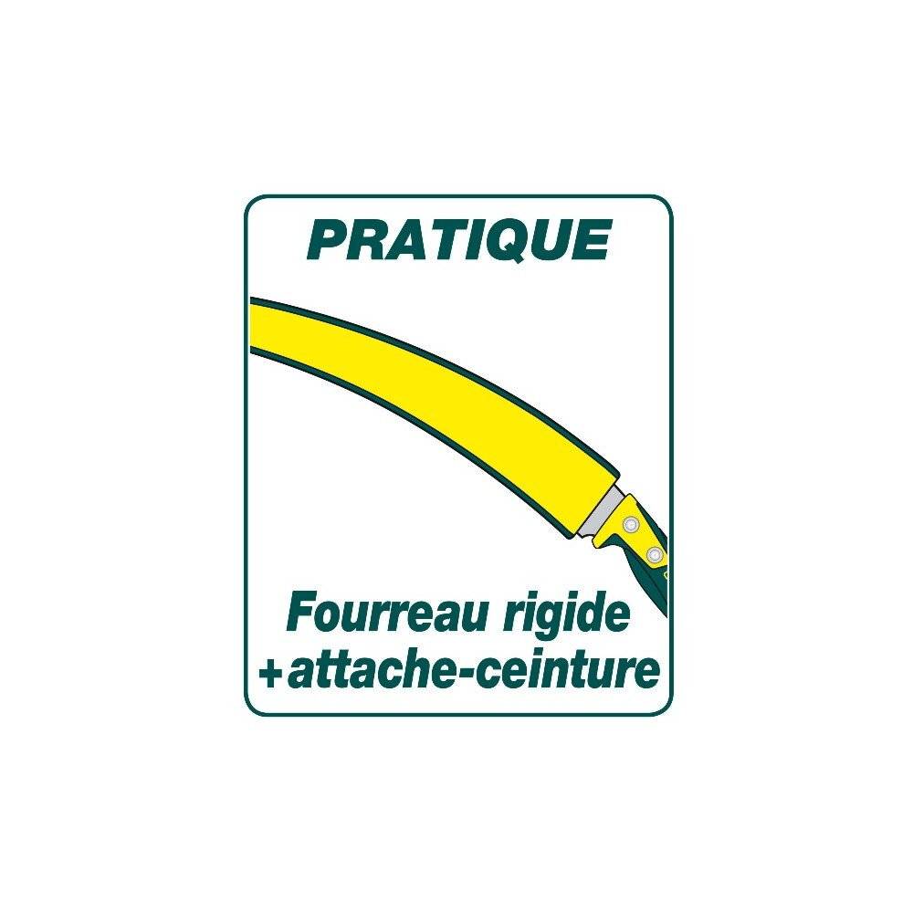 Leborgne - Scie arboricole 35 cm Duopro manche bi-matière + fourreau Leborgne - Imagen 4