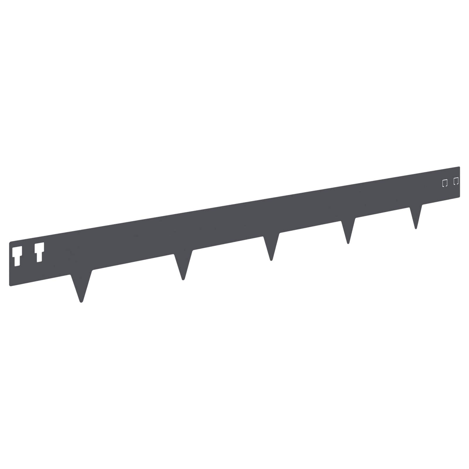 Bordures de pelouse acier anthracite 100 x 12 cm, Poids:15.76kg - PANGIVO - Image 6