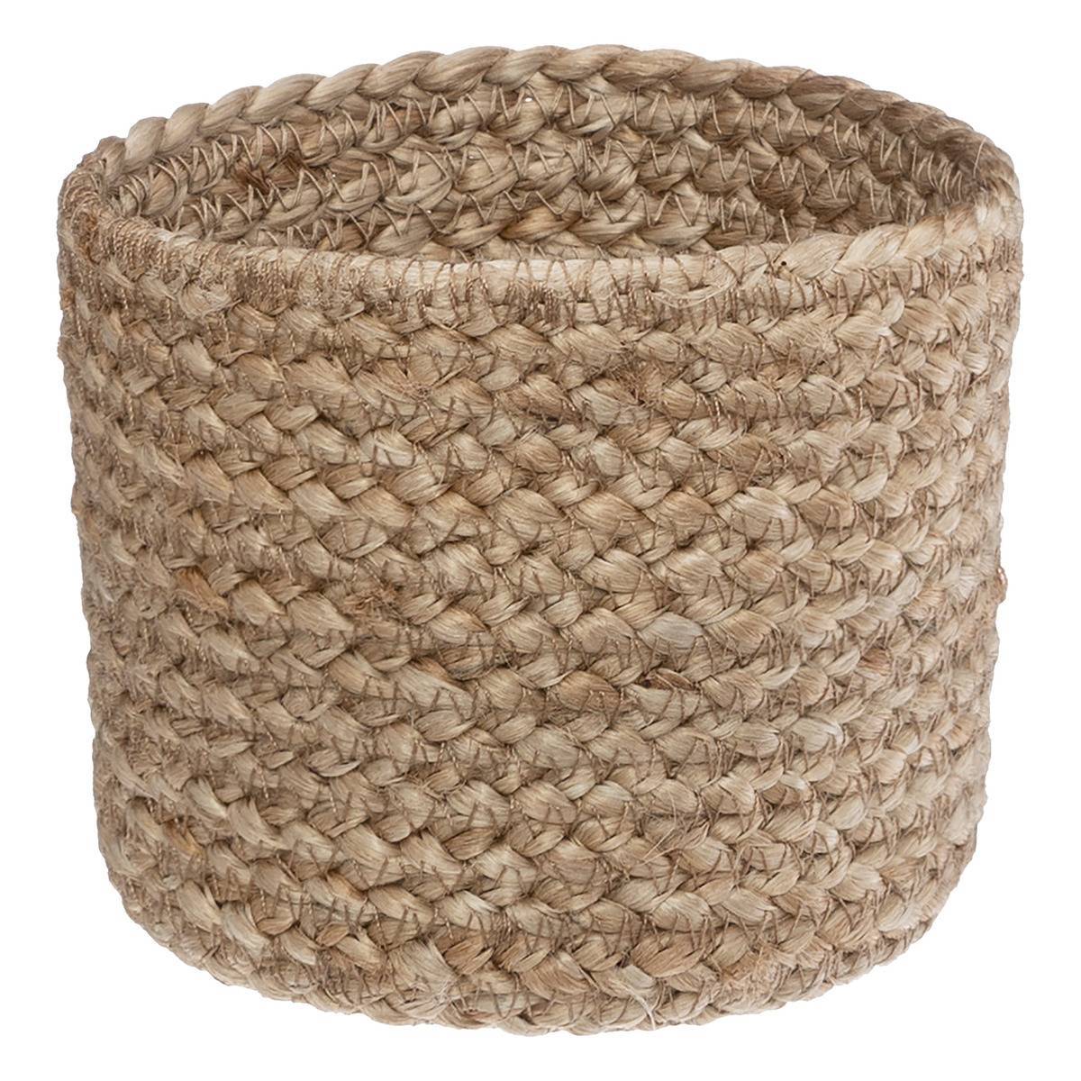 Atmosphera - Set de 3 paniers "Jackson" en jute blanc D11/16/19cm - Atmosphera Créateur d'intérieur - Imagen 2