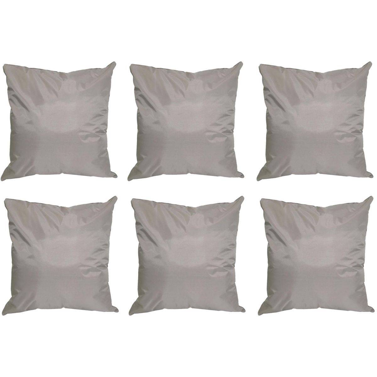 Jardindeco - Coussin extérieur carré 60 cm Sun (Lot de 6) - Imagen 1