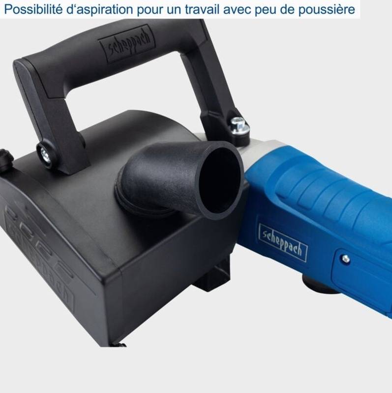 Scheppach - Décapeur à rouleaux MRS1300 - Soft start - Aspiration 1300W - Brosse métallique incluse - Ponceuse polisseuse - Surfaceuse - Ponceuse à satiner - SCHE - Image 2