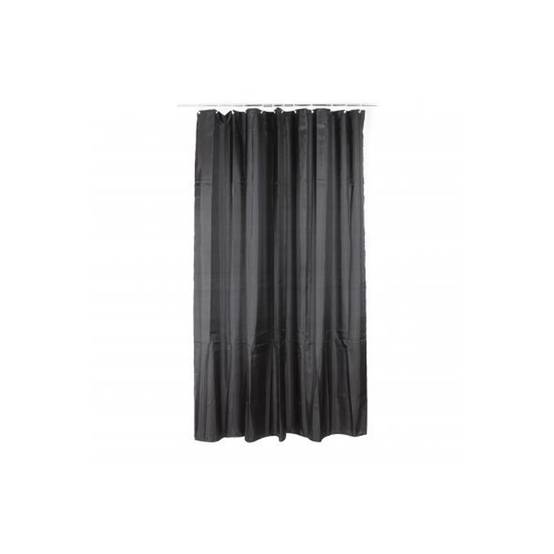 Rideau de Douche "Polyester" 180x200cm Noir - Image 4