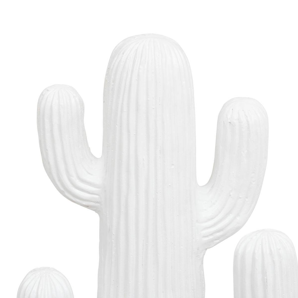 Atmosphera - Cactus déco extérieur Rodrigo H.38cm magnésie blanc - Atmosphera Créateur d'intérieur - Imagen 2