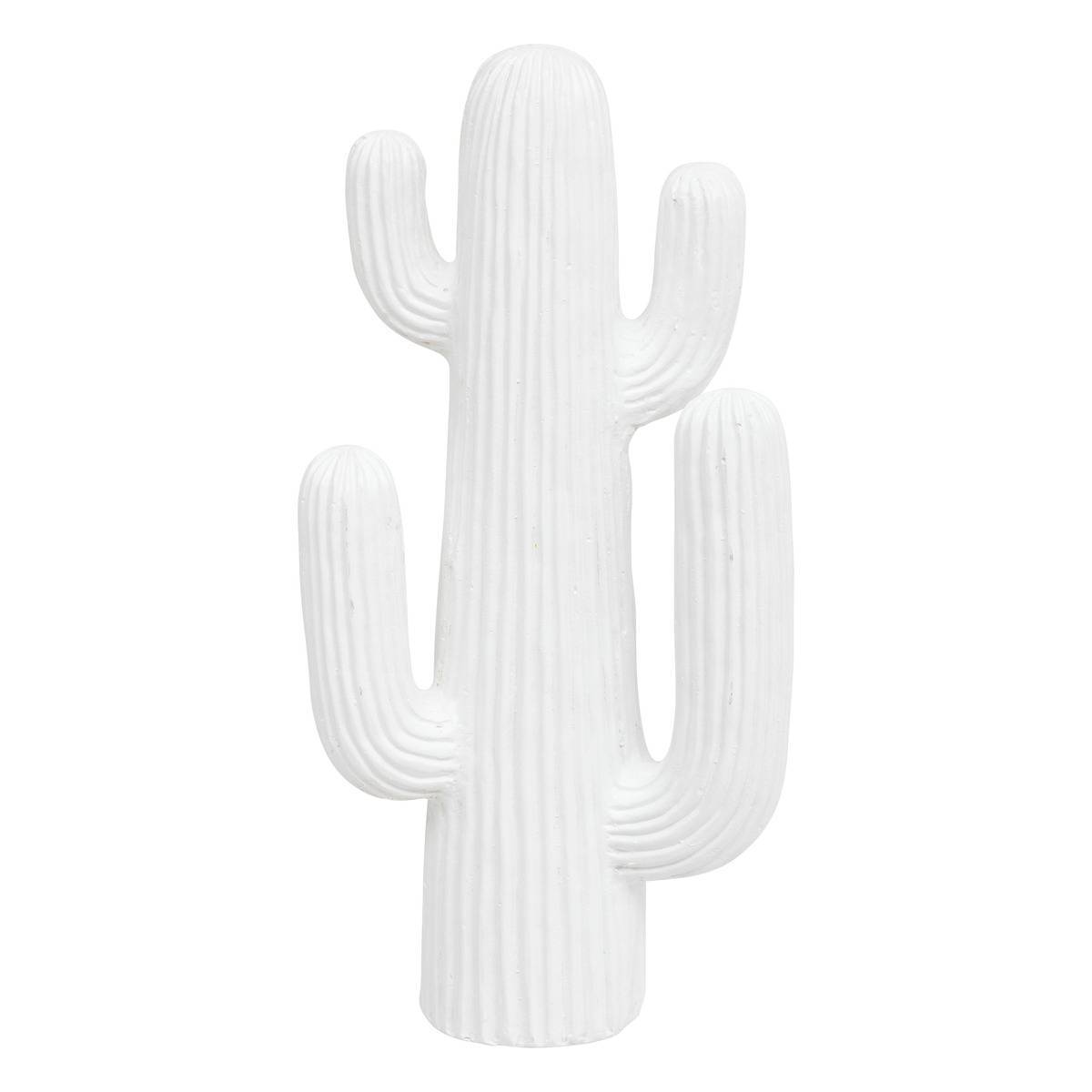 Atmosphera - Cactus déco extérieur Rodrigo H.38cm magnésie blanc - Atmosphera Créateur d'intérieur - Imagen 1
