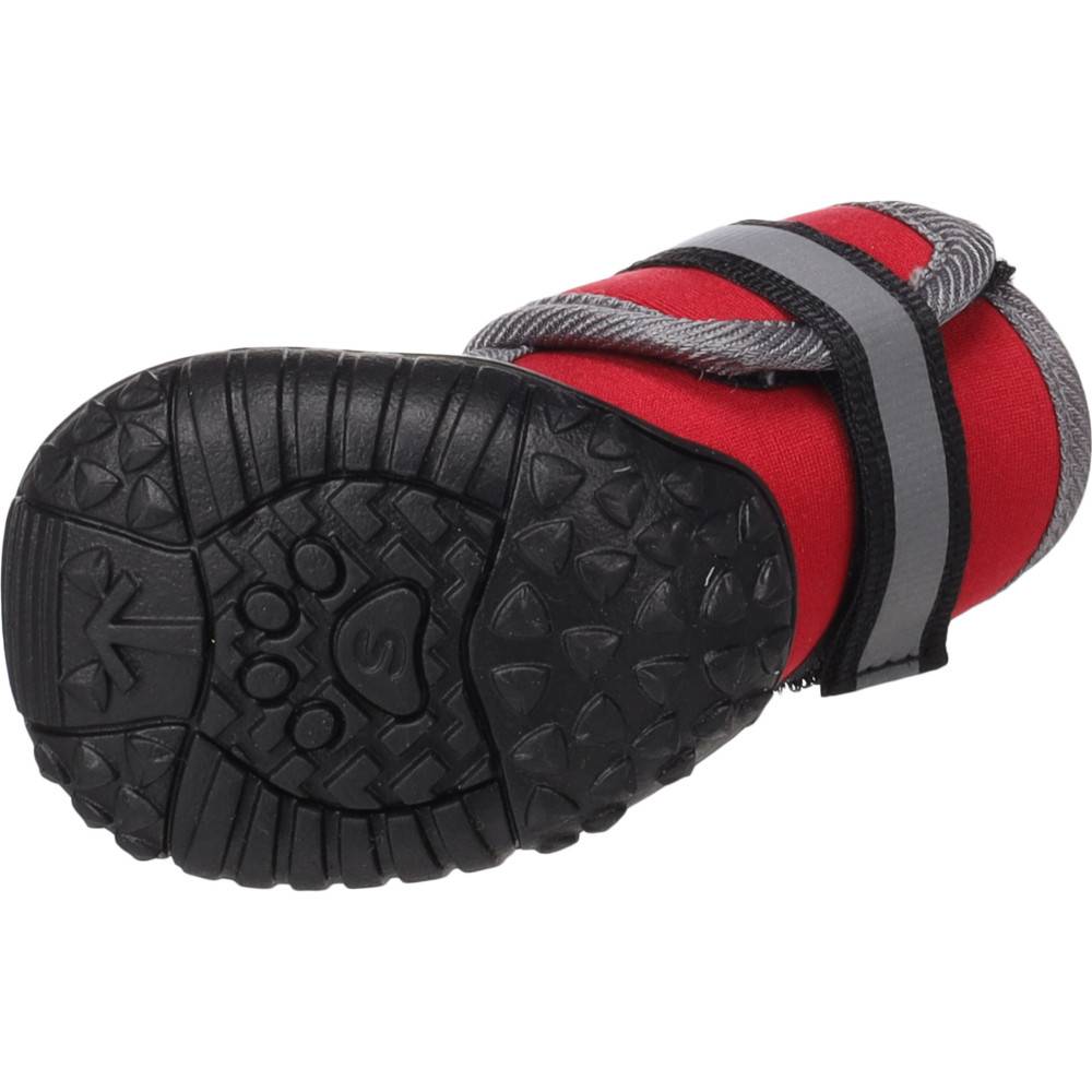 Chaussures Kajan Rouge taille  S,  7 x 5.8 cm. 2 pièces pour chien - Image 2