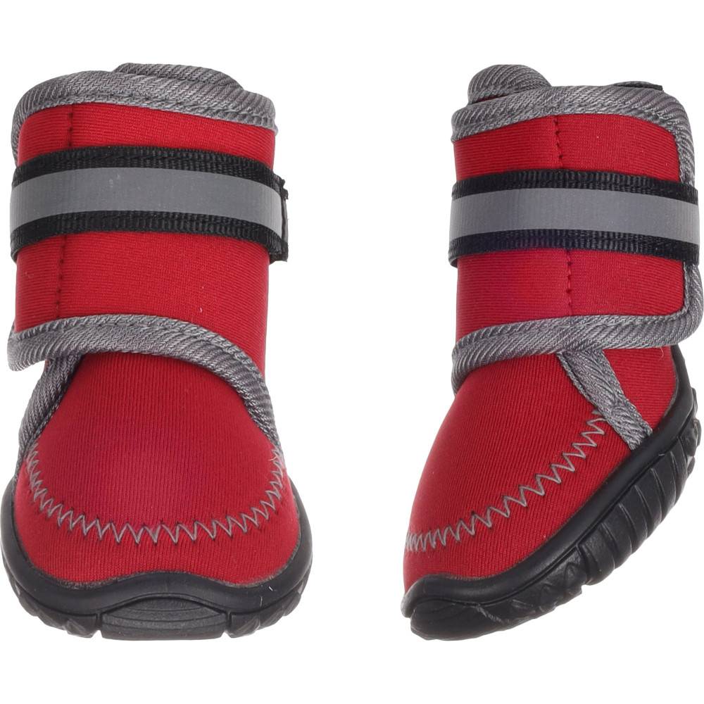 Chaussures Kajan Rouge taille  S,  7 x 5.8 cm. 2 pièces pour chien - Image 3