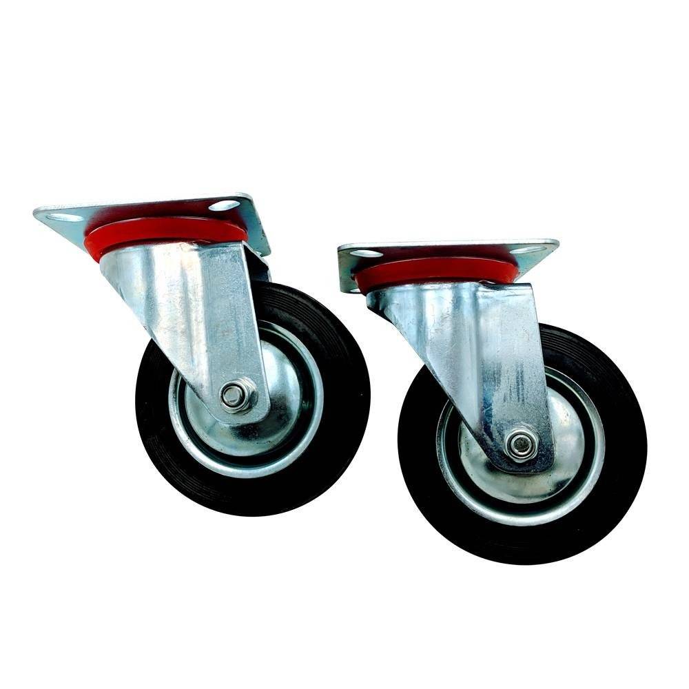 Roulette pivotante 100 mm - vendues par 4 - Image 2