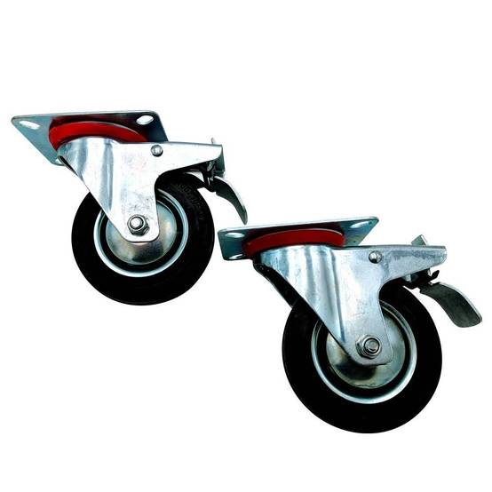 Roulette pivotante 100 mm - vendues par 4 - Image 3