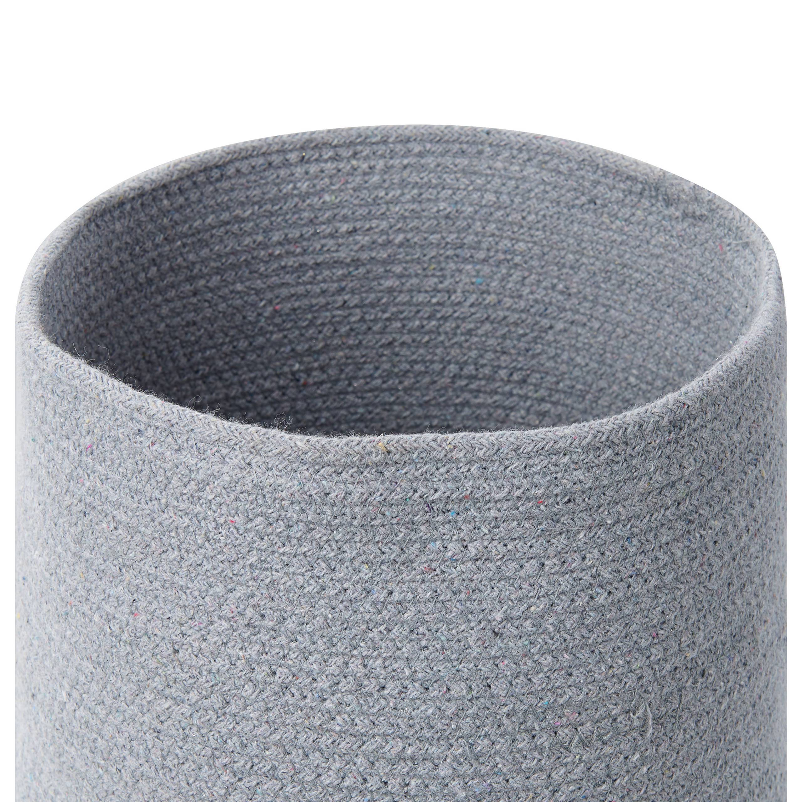 Beliani - Corbeille Coton Gris BASIMA - Beliani - Imagen 4