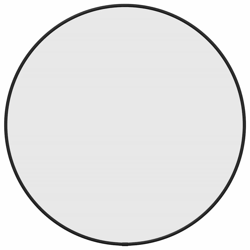 Maison Chic - Miroir mural - Miroir décoratif Noir Ø 50 cm Rond - Image 1
