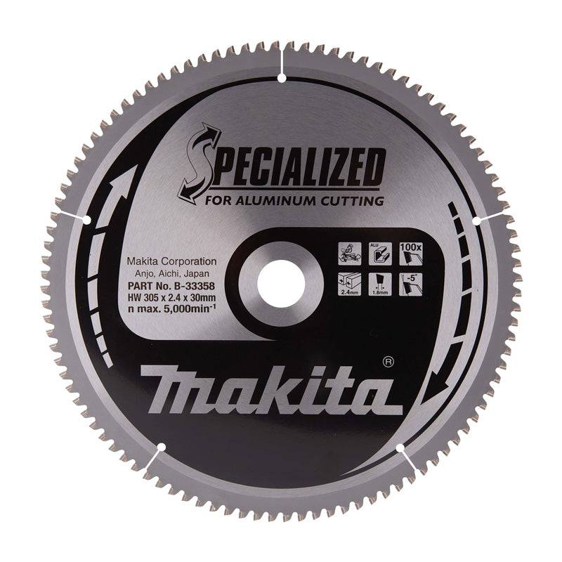 Makita - Lames carbure "Specialized" pour aluminium, pour scies radiales et à onglets MAKITA - taille Ø260 mm x 100 Dents - MAKITA ACCESSOIRES - Imagen 4