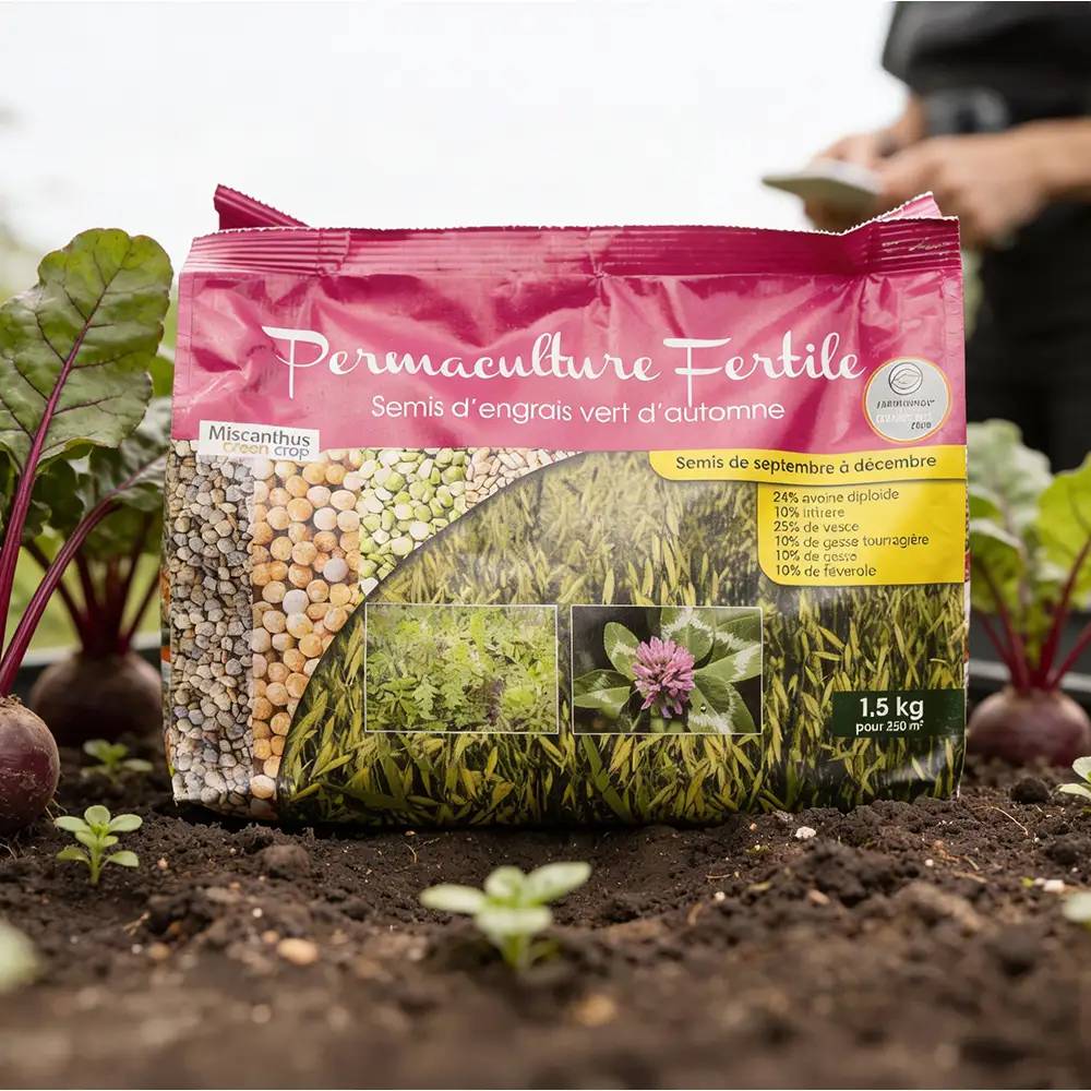 Autre - Semis d'Engrais Vert d'Automne - Permaculture Fertile® (Sac de 1,5kg) - Image 3