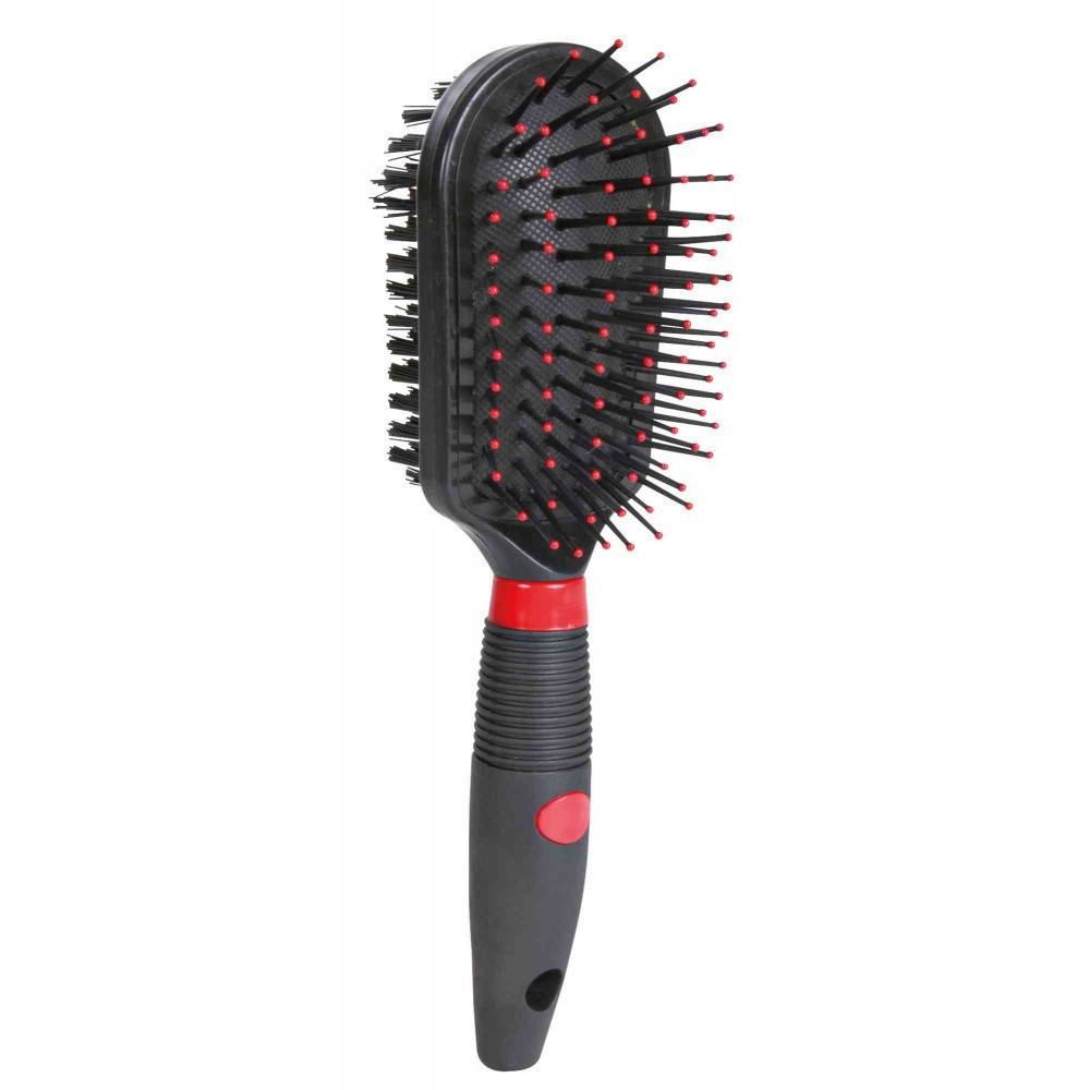 Brosse double face plastique 5 x 19 cm pour chat et chien - Imagen 1