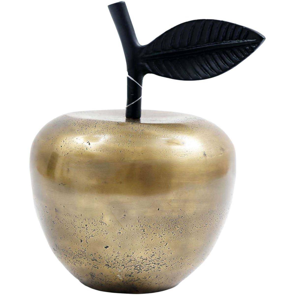 Sil - Pomme à poser dorée 13 x 17,5 cm
