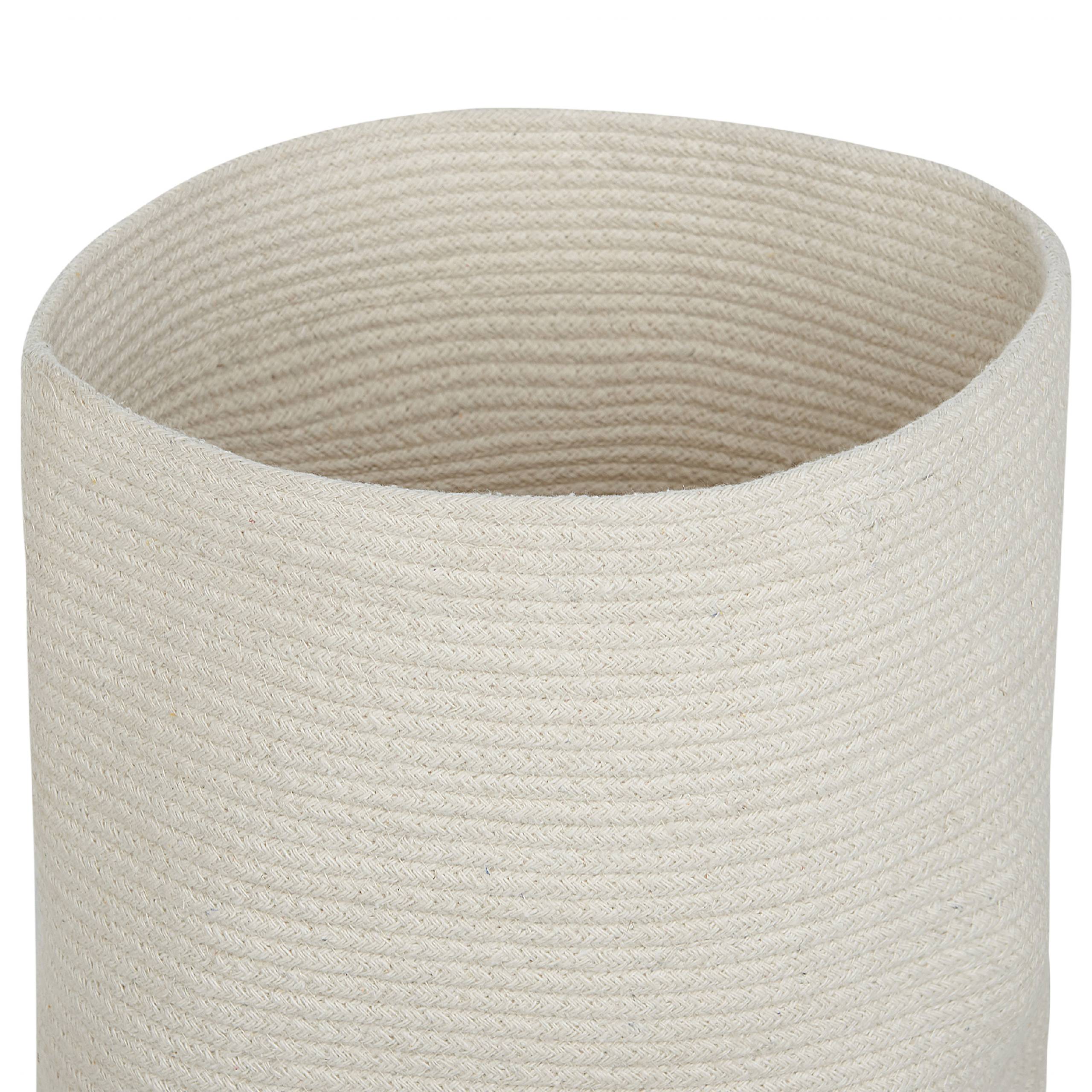 Beliani - Corbeille Coton Blanc cassé SILOPI - Beliani - Imagen 5