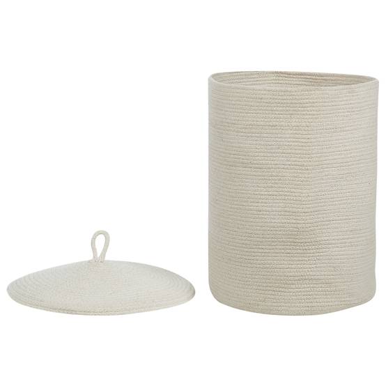 Panier En Coton Beige Clair 44 Cm Silopi - Panier Panier En Coton Beige Clair 44 Cm Silopi - Panier