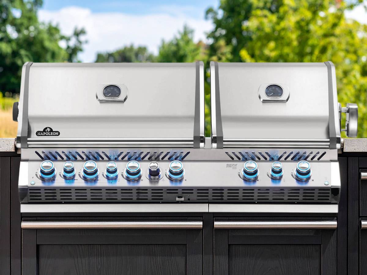 Napoleon - Barbecue à gaz encastrable Prestige Pro 825 avec rôtissoire - Napoleon - Imagen 2